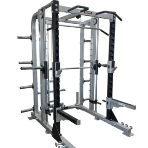 PB 1630L Power Core Elite Smith Machine/half Rack With Hi Lat/low Row Combo