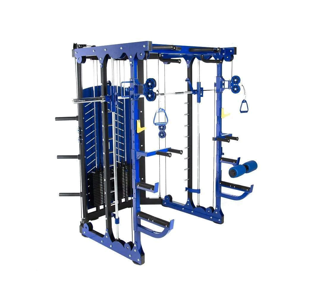 T307 Smith Machine with built-in Rack Dip Station and Functional Trainer